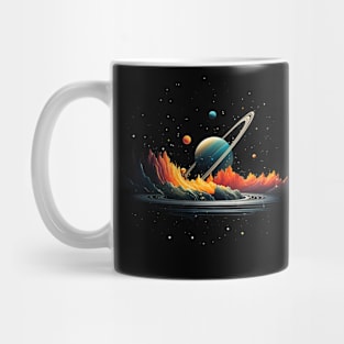 Landscape Illustration Space Mug